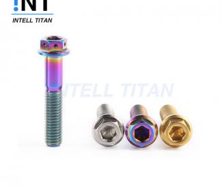 Titanium flange bolts with drilled hole titanium bolts motorcycle
